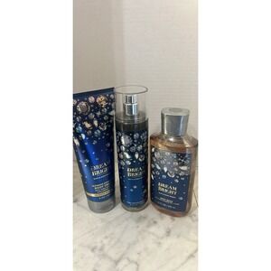 Bath Body Works  Dream Bright  New 3 Pc Body Cream And Wash And Fragrance